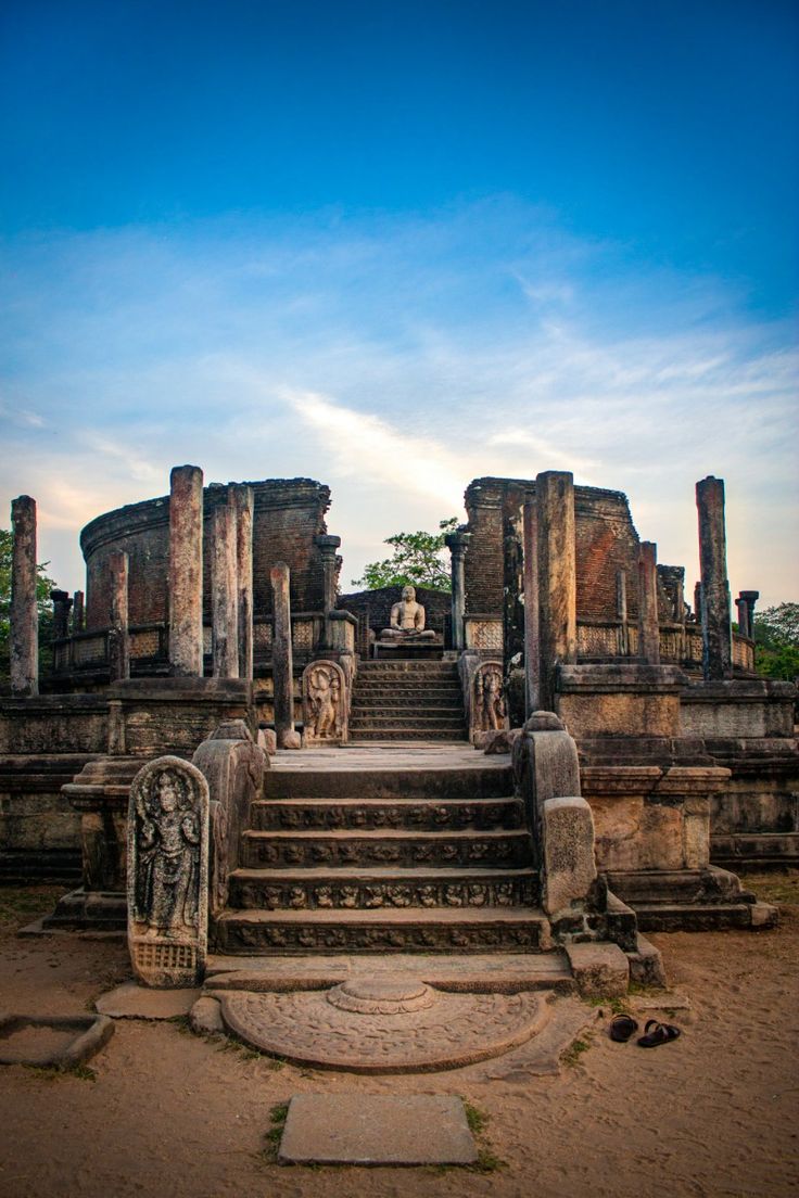 Ancient Vatadage at Polonnaruwa